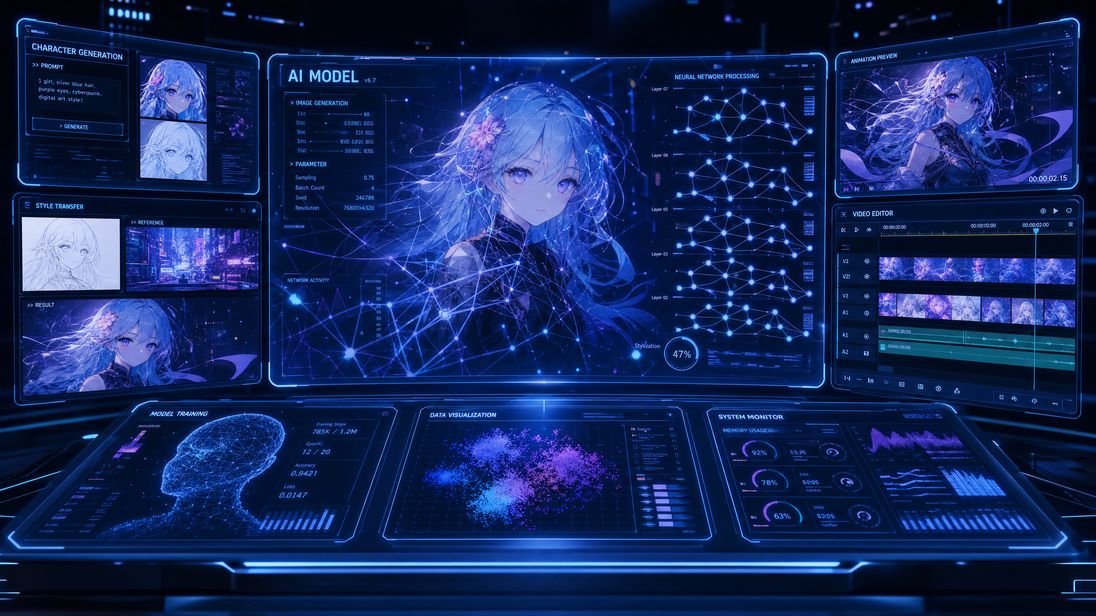 溏心 AI动漫技术