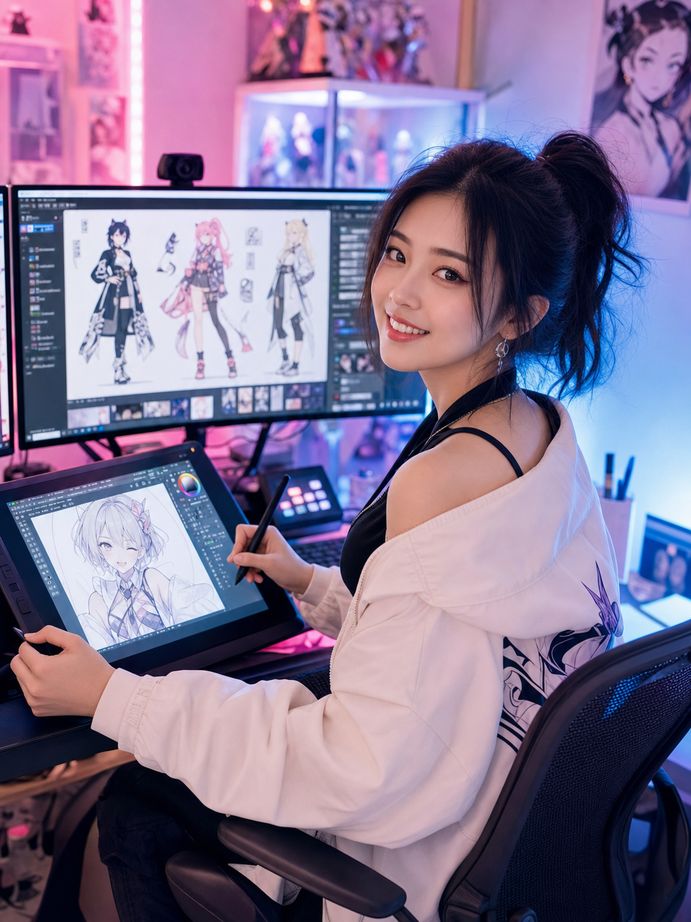 溏心美少女写真动漫
